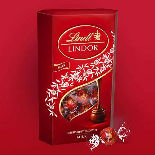 Lindt Lindor Milk Chocolate Truffles Box - approx. 48 Balls, 600g - Via Amazon Fresh (Minimum Spend / Selected Locations)