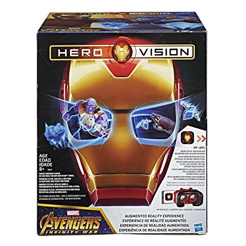 Marvel Avengers- Hero Vision Iron Man Augmented Reality, One Size (Hasbro E0849175) - £9.32 @ Amazon