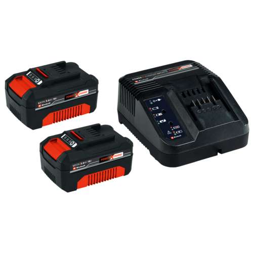 Einhell Power X-Change 3.0Ah Battery Twin Pack With Charger 18V Starter Kit £31.96 with code at Einhell ebay