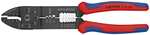Knipex Crimping Pliers black lacquered, with multi-component grips 240 mm 97 22 240