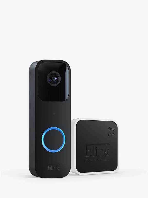 Blink Smart Video Doorbell with Sync Module 2 (2 YEAR WARRANTY) £54.98 Delivered @ John Lewis & Partners