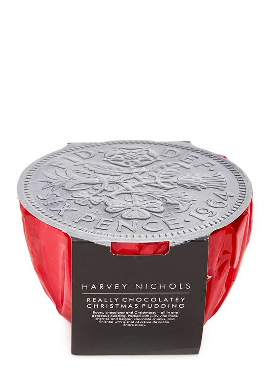 Really Chocolatey Christmas Pudding 454g £2.75 + £5 Delivery @ Harvey Nichols