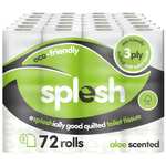 Splesh by Cusheen 3-ply Toilet Roll - Aloe Vera Fragrance (72 Pack) - sold and dispatched by Cusheen