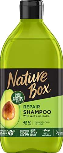 Nature Box Repair Vegan Shampoo with 100% Cold Pressed Avocado Oil, Free from Silicones and Parabens 385 ml £2.50 / £2.38 S&S @ Amazon