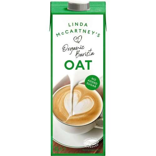Linda McCartney's Organic Barista Oat Milk (no added sugar) - 1L at Ipswich