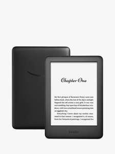Amazon Kindle eReader, 6", Front Light and Ads, 2 year guarantee, £44.98 free C&C @ John Lewis or Waitrose
