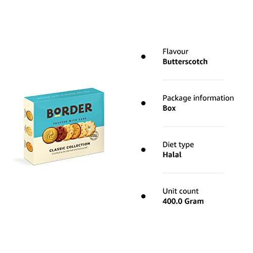 Border Biscuits - Classic Sharing Pack Gift Box - Premium Cookies ,400g
