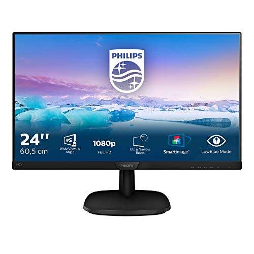 Philips 243V7QDAB - 24 Inch FHD Monitor, 75Hz, 4ms - £99.97 @ Amazon