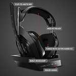 ASTRO Gaming A50 Wireless Gaming Headset + Charging Base Station, Game/Voice Balance Control, 2.4 GHz Wireless, 15 m Range, PS5, XBSX, PC
