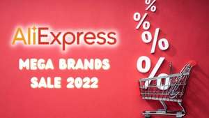 Minimum 12% off on selected items with codes @ Aliexpress Mega Brands Sale