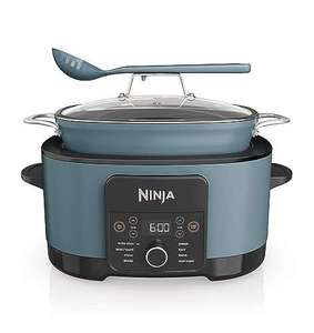 Ninja Foodi Possible Cooker, 8-in-1 Slow Cooker Removable Non-Stick Pot, Steaming Rack, Integrated Spoon, Lid, 8 Litres With Members Code