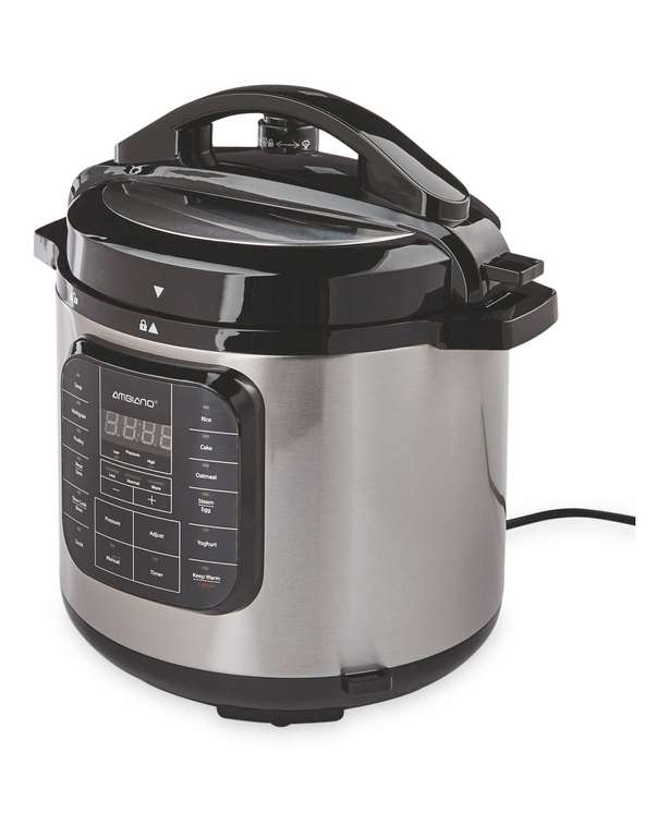 Ambiano Stainless Steel / Copper Programmable Pressure Cooker 1000-1200W, 5.6L - £29.99 In Store @ Aldi, Fort William