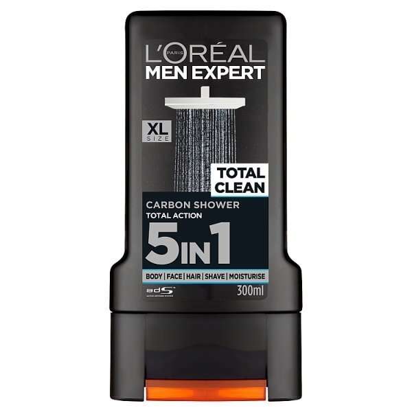 LOreal Men Expert Total Clean, Hydra energetic, Hydra power, Stress Resist, Barber Shower Gel 300ml + - £1.49 + Free collection @ Superdrug