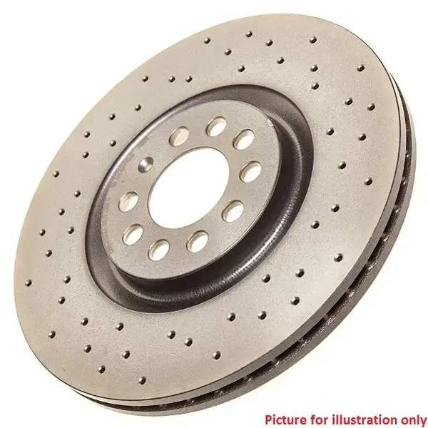 Brembo Xtra Drilled High Performance Brake Disc Pair - For Various Model of Audi / Seat / Skoda / VW - Free C&C