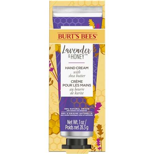 Burt’s Bees Hand Cream, Lavender & Honey, Hand Moisturiser With Shea Butter OR orange blossom 28.3g