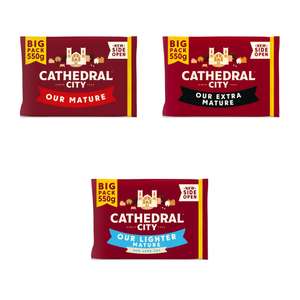 Cathedral City Cheddar 550g (Mature / Extra Mature / Lighter)