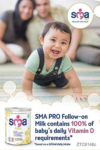 SMA PRO Follow-on Baby Milk Powder Formula | 6-12 Months, 800g
