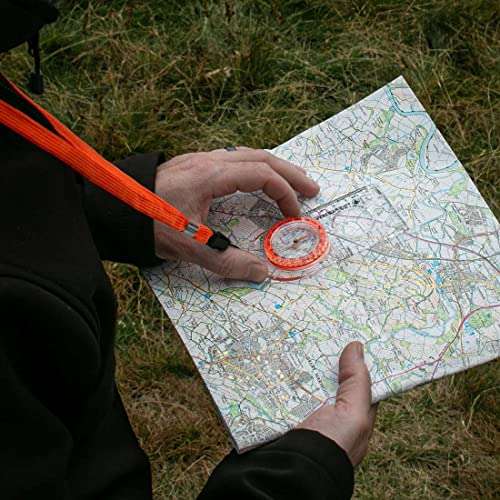 Lifesystems Expedition Compass, 1:25K And 1:50k, Magnifier, Luminous Markers and Rotating Bezel - £9.09 @ Amazon