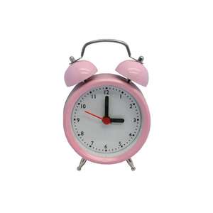Dunelm - Traditional Pink Alarm Clock - £3 + Free Click & Collect @ Dunelm