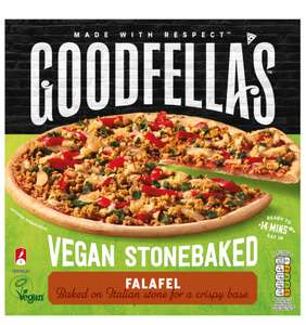 Goodfella's Stonebaked Thin Vegan Falafel Pizza 377g 99p @ Farmfoods, Liverpool
