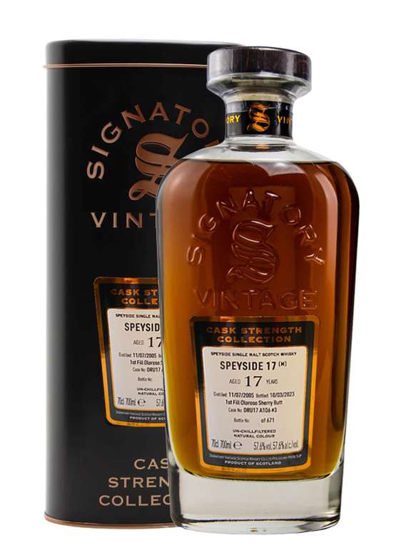 Secret Speyside 17 Year Old Scotch Whisky 70cl £125.99 with code @ House of Malt
