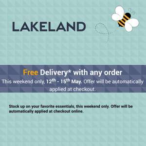 Free UK Delivery With No Minimum Spend @ Lakeland