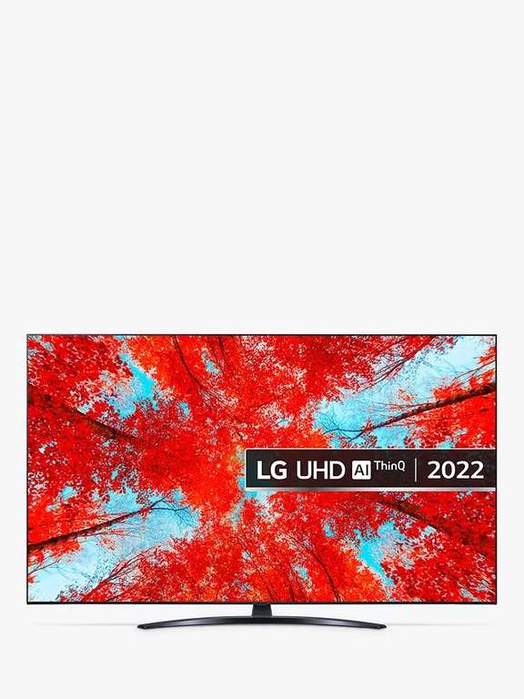 LG 50UQ91006LA (2022) LED HDR 4K Ultra HD Smart TV, 50 inch Includes 5 year Guarantee £399 @ John Lewis & Partners