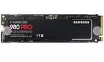 Samsung 980 Pro 1TB PCIe 4.0 NVMe SSD Internal £74.99 (Click & Collect) @ Argos