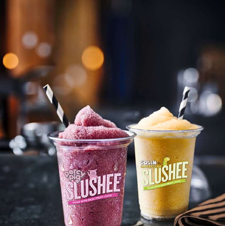 Free Percy Pig / Colin caterpillar slushee with any purchase M&S cafes - 19th September w/ password 'Secret Slushees'