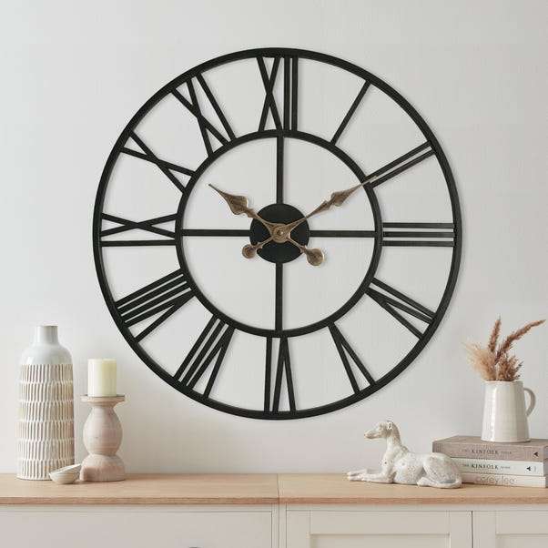 Skeleton Wall Clock 70cm £24 free Click & Collect @ Dunelm