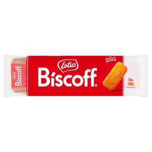 2 x 16 Pack Lotus Biscoff Biscuit (32 Biscuits in Total)