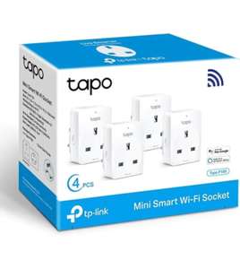 TP-Link Tapo P100 Smart Wifi Plug 4-Pack - instore Gateshead