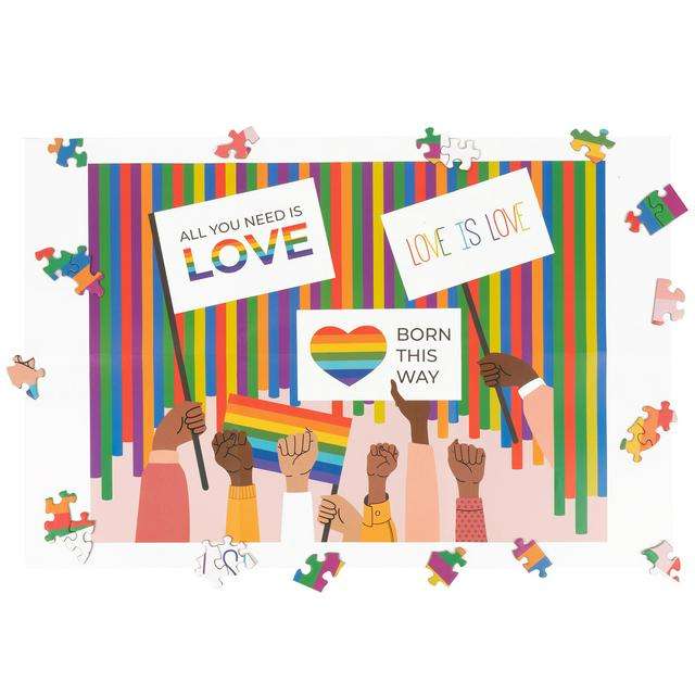 Professor Puzzle All you Need is Love Pride Jigsaw 500pc - 70p @ Sainsbury's, The Shires Retail Park (Leamington Spa)