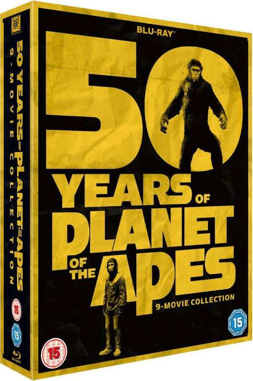 50 Years Of Planet Of The Apes: 9-Movie Collection [Blu-Ray] - £12.75 Delivered With Codes @ soundvisioncollectables / eBay