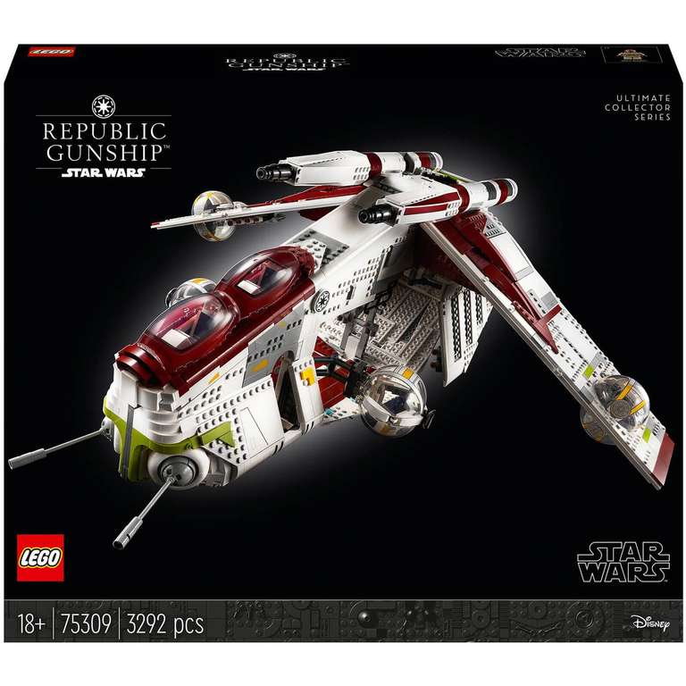 Lego 75309 Republic Gunship - £299.99 (+£1.99 Delivery) From Zavvi