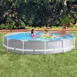 Intex 12ft (3.7m) Round Prism Frame Pool with Filter Pump - £79.99 Delivered (Members Only) @ Costco
