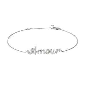 Moon & Back Sterling Silver Cubic Zirconia 'Amour' Bracelet - £9.99 + free Click & Collect @ Argos