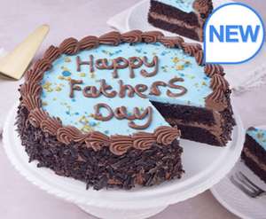 In-Warehouse Only Kirkland Signature Round Father's Day Cake. Available from Thursday 15th - Sunday 18th June £7.99 (No VAT) @ Costco