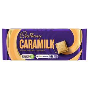 Cadbury Caramilk Golden Caramel chocolate Bar 160g (national)