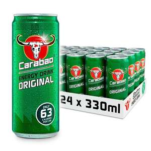 Carabao Energy Drink Original 24 cans of 330ml £5.99 with code @ Carabao Energy