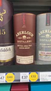 Aberlour 12Yo Single Malt Whisky 70Cl - £32 Clubcard Price @ Tesco Larkfield