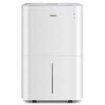VonHaus 20L/Day Dehumidifier, 24 Hr Timer, Continuous Drainage, for Damp/Condensation, Laundry Drying, Mould/Smell Control