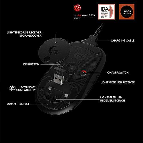 Logitech G Pro Wireless Gaming Mouse (Used - Like New) - £39.59 @ Amazon Warehouse