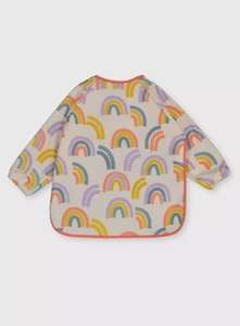 Pastel Rainbow Long Sleeve Bib - One Size £2 Free Click & Collect @ Argos