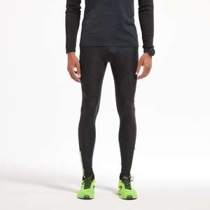 KIPRUN MEN'S COMPRESSION RUNNING TIGHTS - BLACK - £4.99 with click & collect @ Decathlon