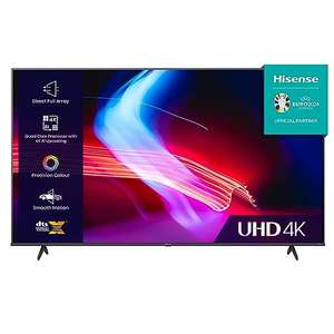 Hisense 55 Inch VIDAA Smart TV 55A6KTUK - Dolby Vision, Pixel Tuning, Voice Remote, Youtube, Freeview Play, Netflix & Disney (2023)