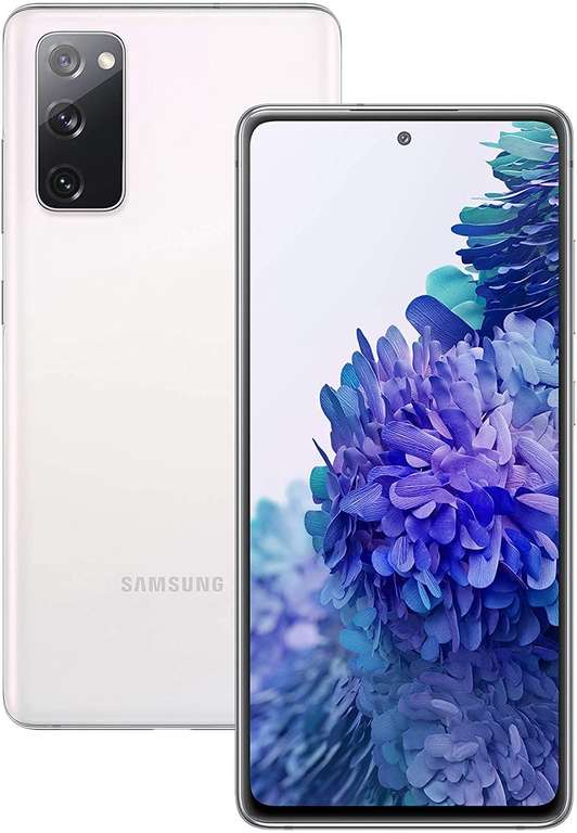 Samsung Galaxy S20 FE Mobile Phone; Sim Free Smartphone - Cloud White, (UK Version) - £319 @ Amazon