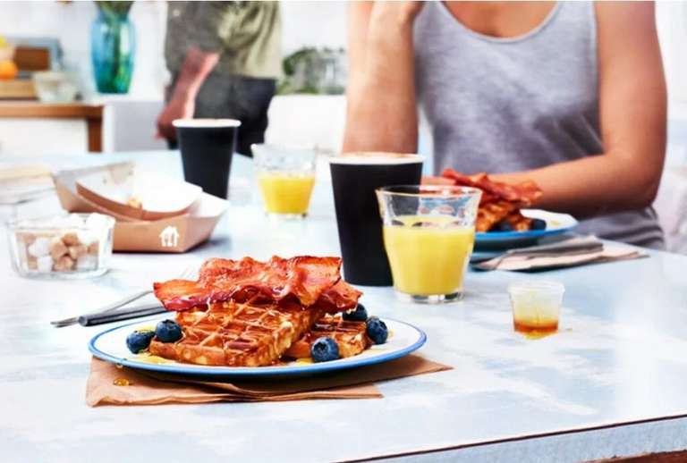 £5 off a Just Eat breakfast order with discount code @ Vodafone VeryMe Rewards