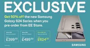 BT EE & Openreach Employees - Prices starting from Samsung S24 £399.50 - S24+ £499.50 & S24 Ultra £624.50
