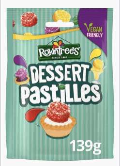 Rowntree's Dessert Pastilles Vegan Friendly Sweets Sharing Bag 139g - 30p Instore @ Asda (Wembley, London)